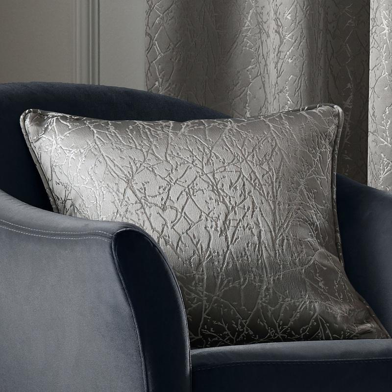 Elstree Ready Made Eyelet Curtains Smoke