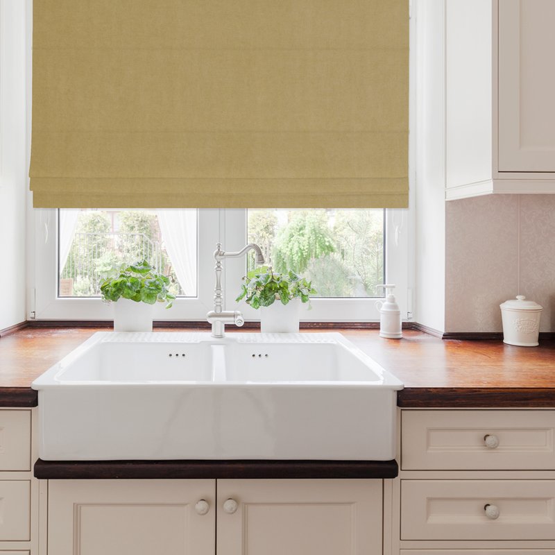 Elvira Made to Measure Roman Blind Melon