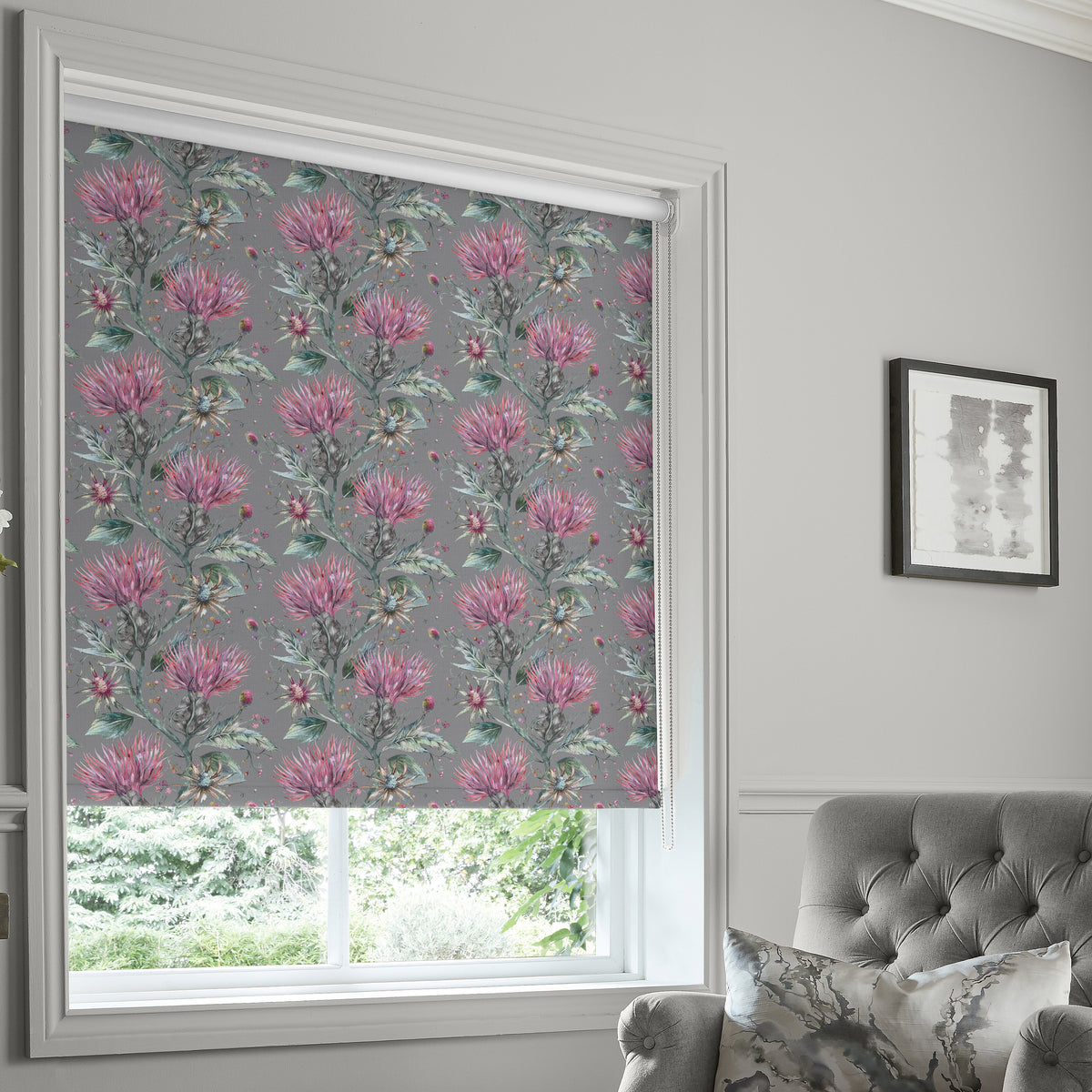 Voyage Elysium Made to Measure Blackout Roller Blind Onyx