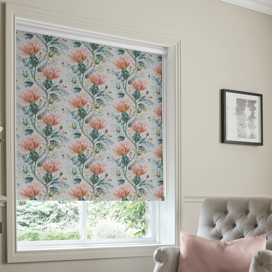 Voyage Elysium Made to Measure Blackout Roller Blind Sapphire