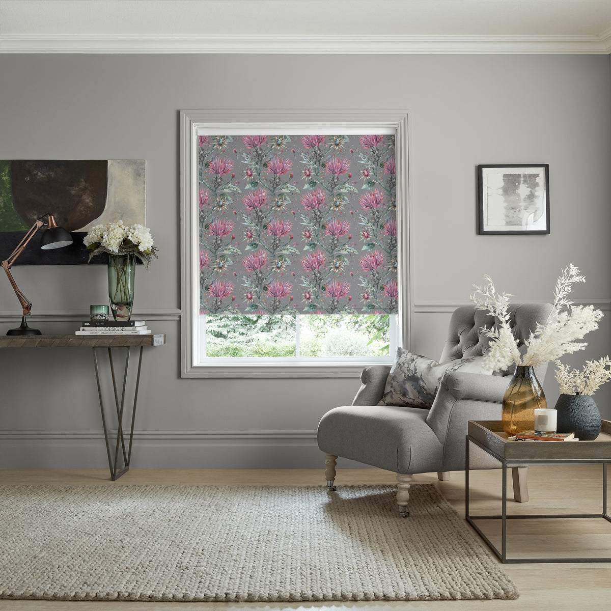 Voyage Elysium Made to Measure Blackout Roller Blind Onyx