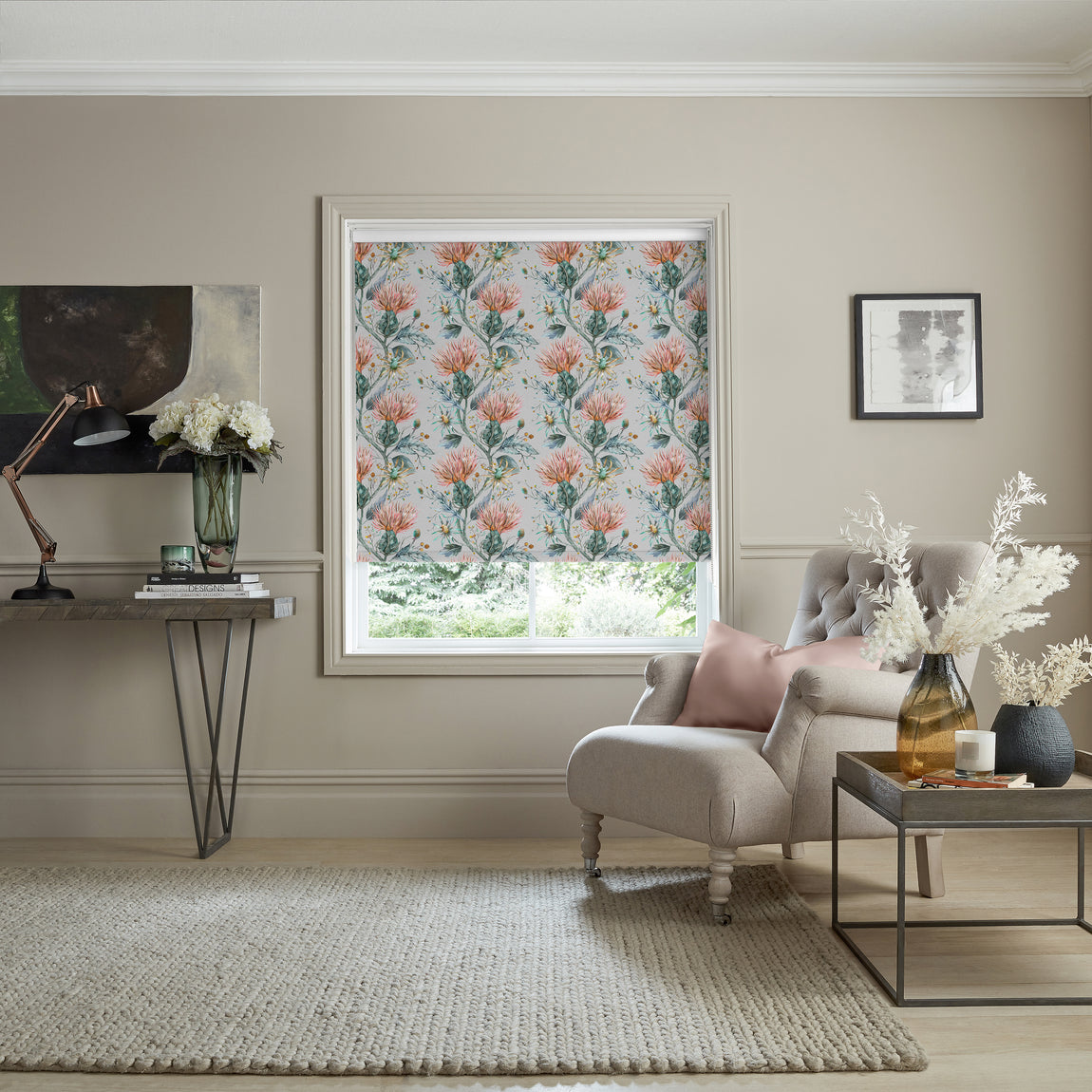 Voyage Elysium Made to Measure Blackout Roller Blind Sapphire