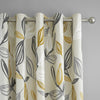 Fusion Ensley Ready Made Eyelet Curtains Ochre
