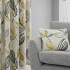 Fusion Ensley Ready Made Eyelet Curtains Ochre