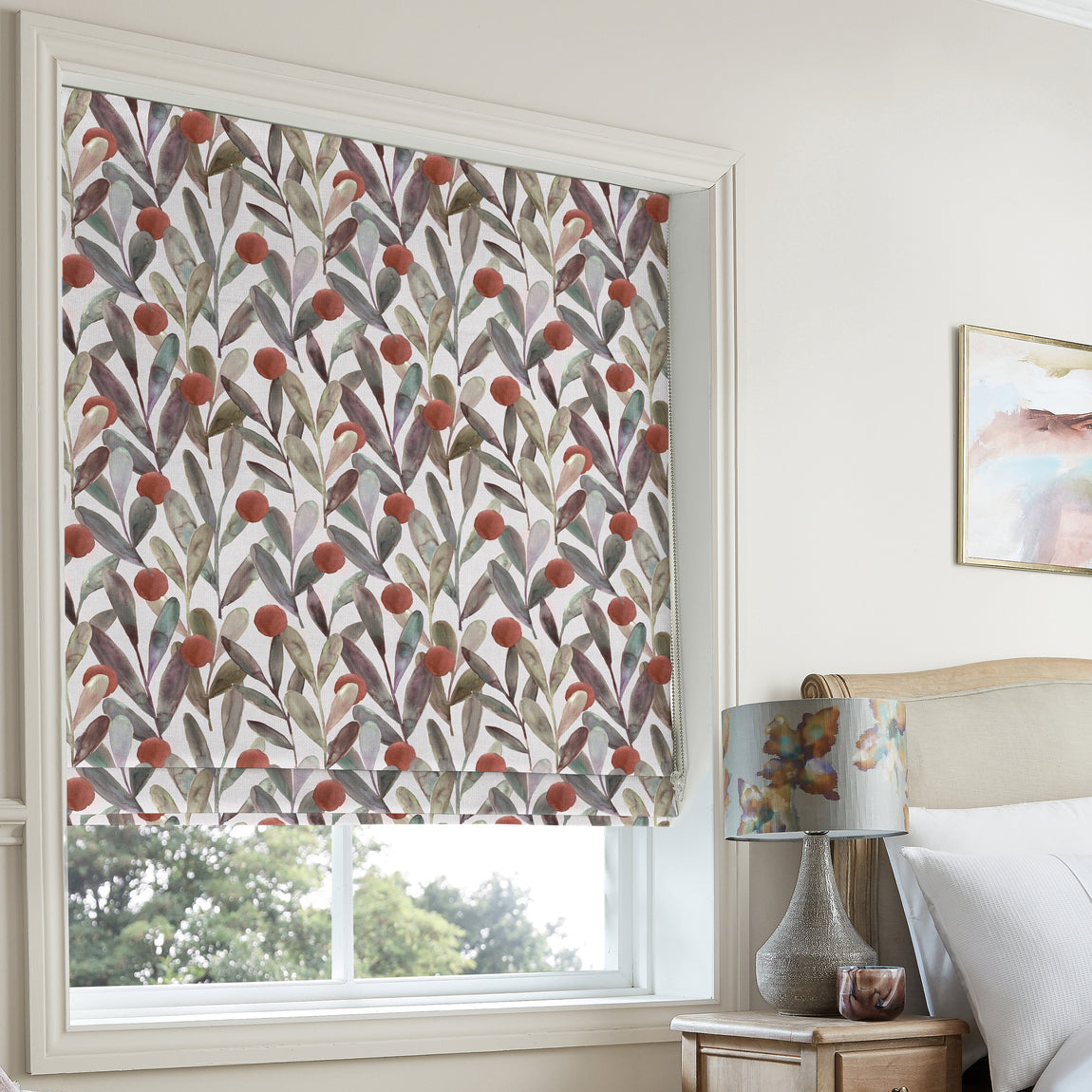 Voyage Enso Made to Measure Roman Blind Mulberry