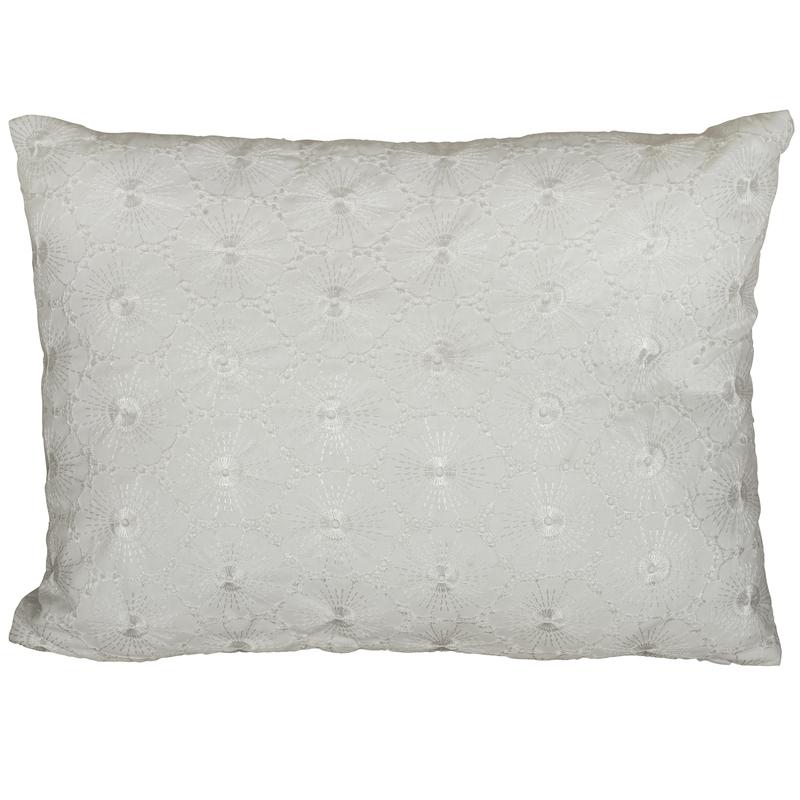 White Everdene Boudoir Filled Cushion Terrys