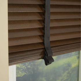 35mm Primary Tape Wooden Venetian Made To Measure Blind Walnut