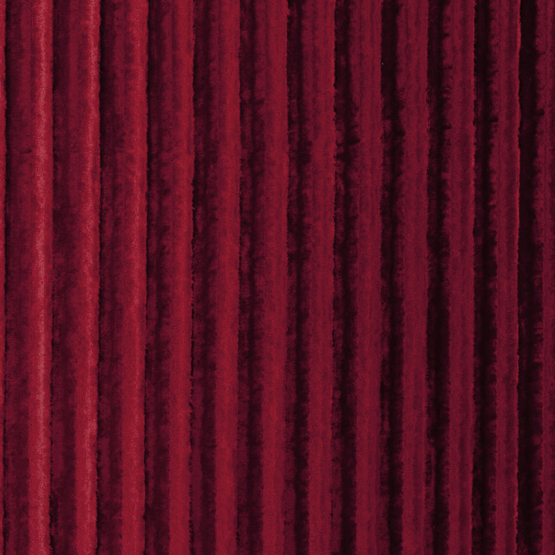 Rhythm Curtain Fabric Crimson