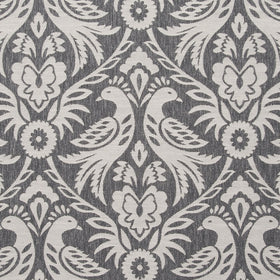 Clarke & Clarke Harewood Fabric Charcoal