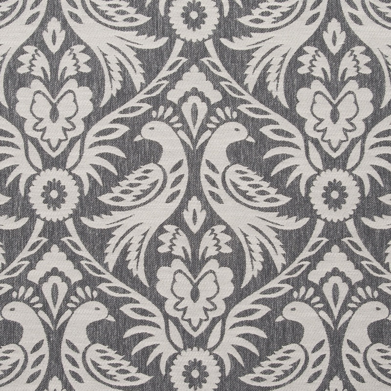 Clarke & Clarke Harewood Fabric Charcoal