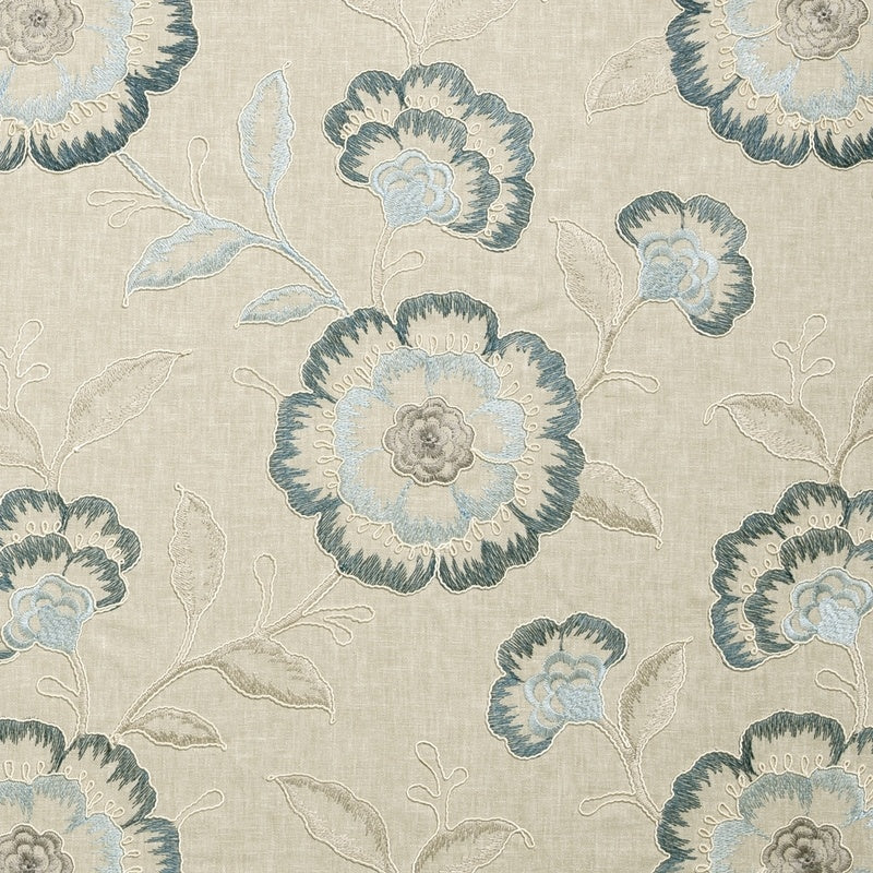 Clarke & Clarke Richmond Fabric Denim