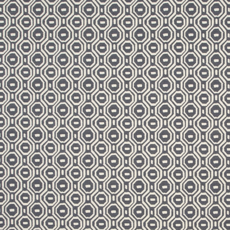 Clarke & Clarke Gotska Fabric Indigo / Chamberry