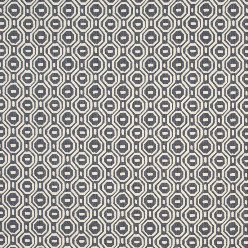Gotska Curtain Fabric Indigo / Chamberry