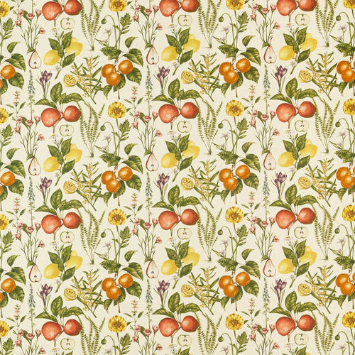 Clarke & Clarke Sorento Fabric Multi and Linen