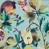 Clarke & Clarke Fruta Velvet Fabric Mineral