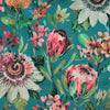 Clarke & Clarke Paradise Velvet Fabric Teal