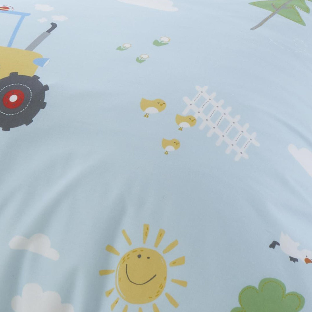 Bedlam Farmyard Friends Childrens Bedding Blue