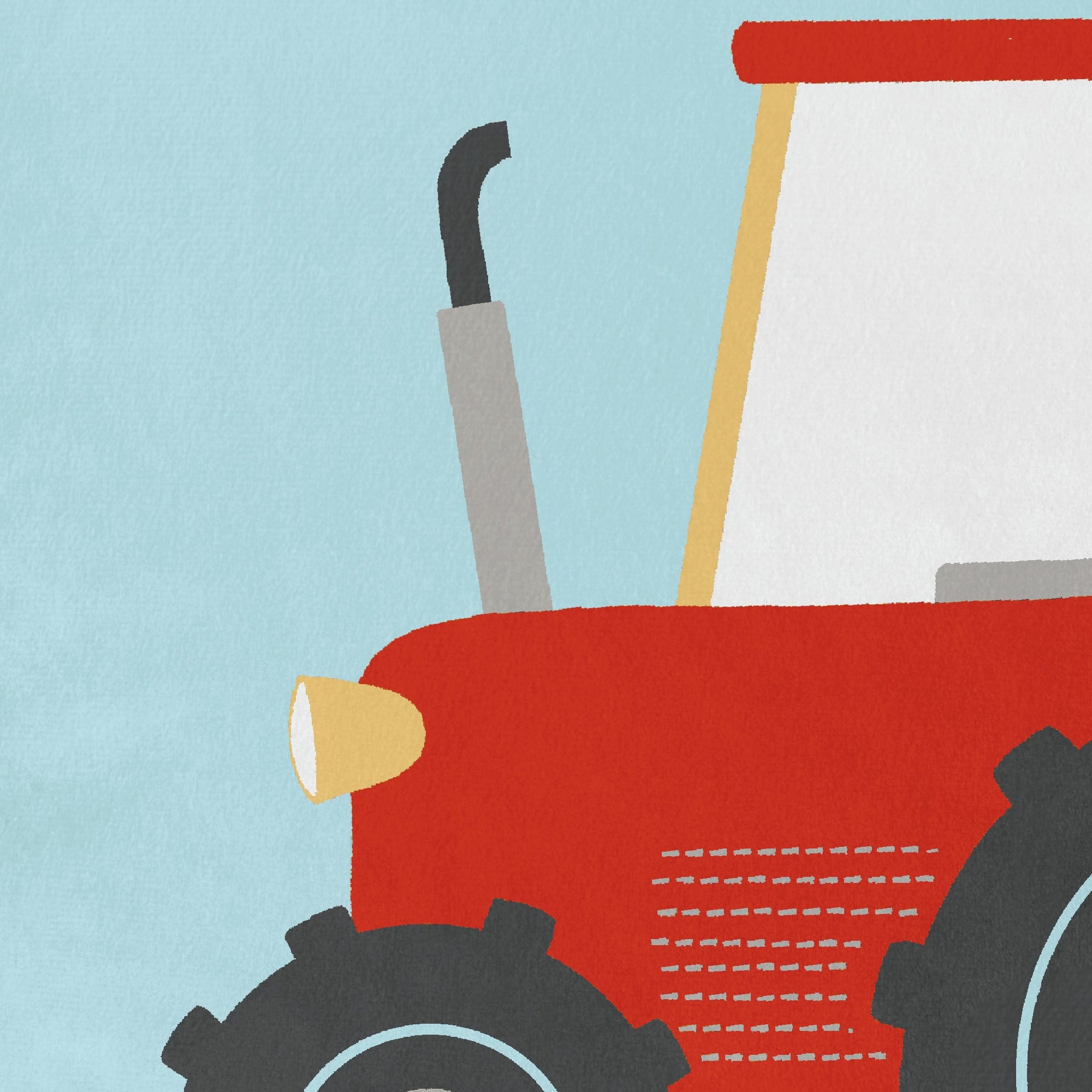 Bedlam Farmyard Friends Filled Cushion 43cm x 43cm Blue