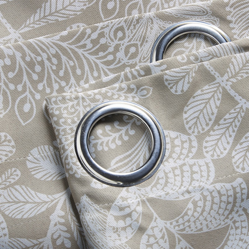 Ferndown Blockout Ready Made Eyelet Curtains Cream