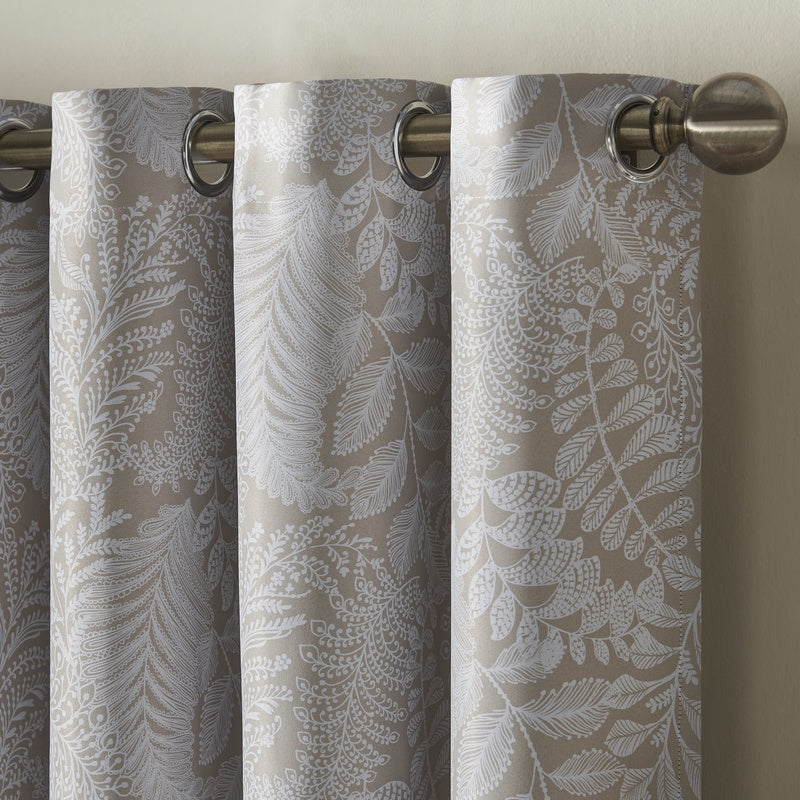 Ferndown Blockout Ready Made Eyelet Curtains Cream