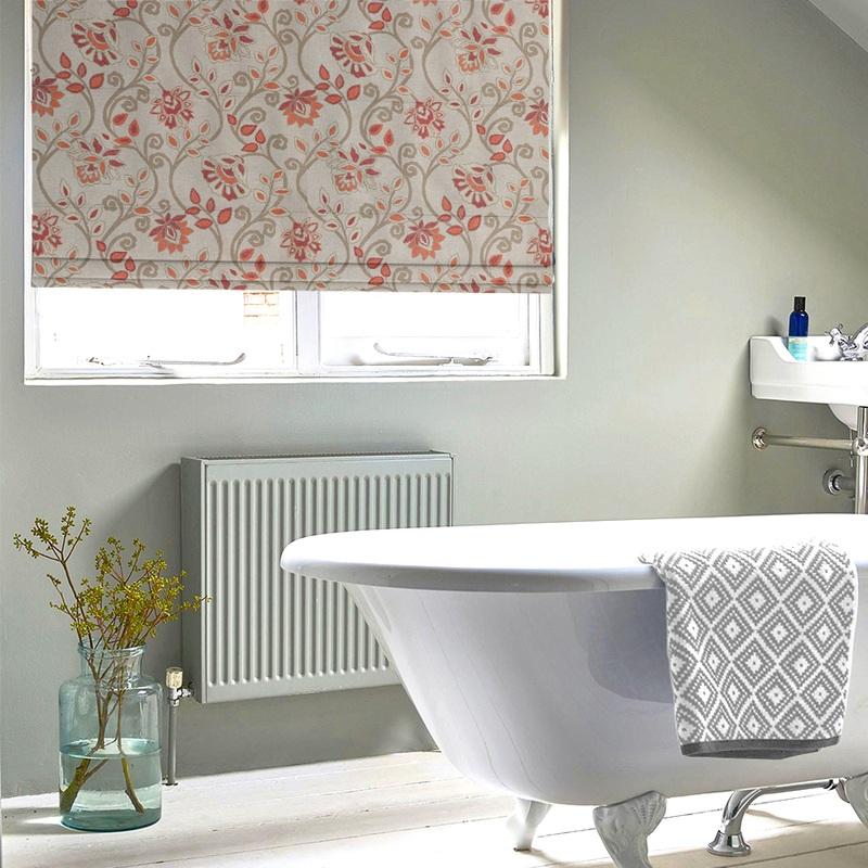 Rust Fiesta Made to Measure Roman Blind | Terrys