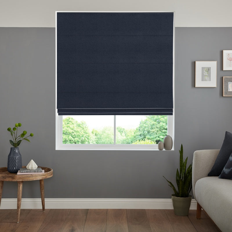 Mika Made to Measure Roman Blind Ink
