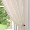 Fineweave Ready Made Single Voile Curtain Cream