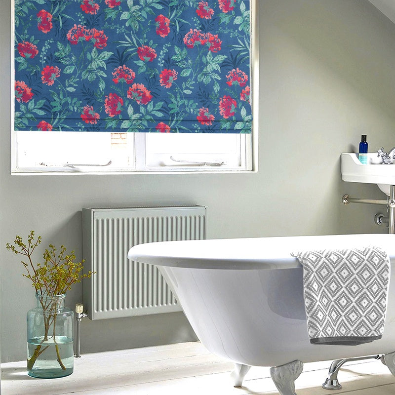 Flora Made to Measure Roman Blind Berry