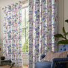 Voyage Florabunda Made to Measure Curtain Bluebell Ecru