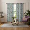 Voyage Florabunda Made to Measure Curtain Verde