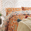 Furn Folk Flora Duvet Cover Bedding Set Orange