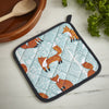 Ulster Weavers Foraging Fox Pot Mat Blue