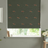 Sophie Allport Foxes Made to Measure Roman Blind Forest Green