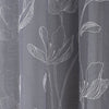 Freya Ready Made Single Voile Curtain Grey