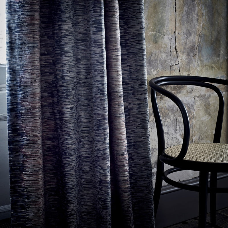 Clarke & Clarke Ombre Fabric Charcoal