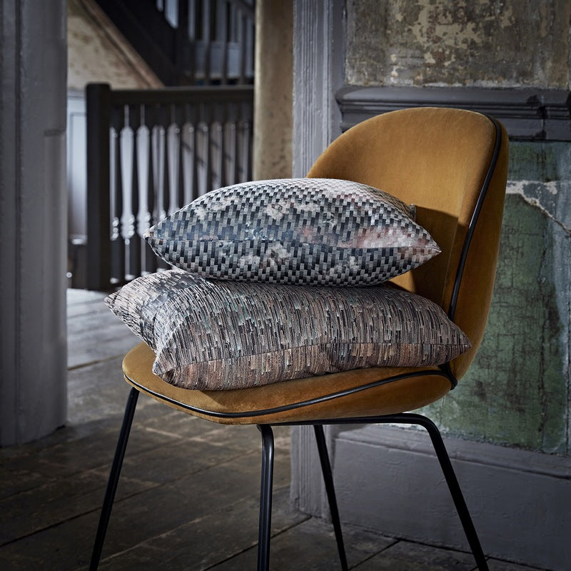 Clarke & Clarke Ombre Fabric Charcoal