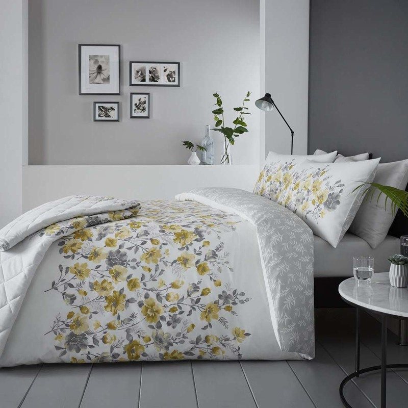 Gabriella Bedding Set In Ochre Cheap Bedding Terrys Fabrics