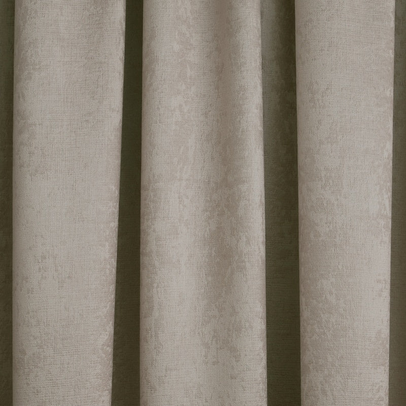 Fusion Galaxy Dimout Ready Made Pencil Pleat Curtains Natural