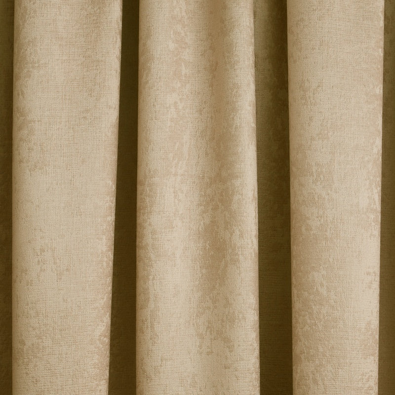 Fusion Galaxy Dimout Ready Made Pencil Pleat Curtains Ochre