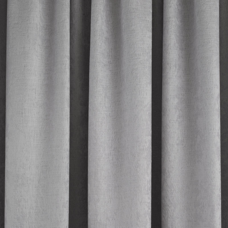 Fusion Galaxy Dimout Ready Made Pencil Pleat Curtains Silver