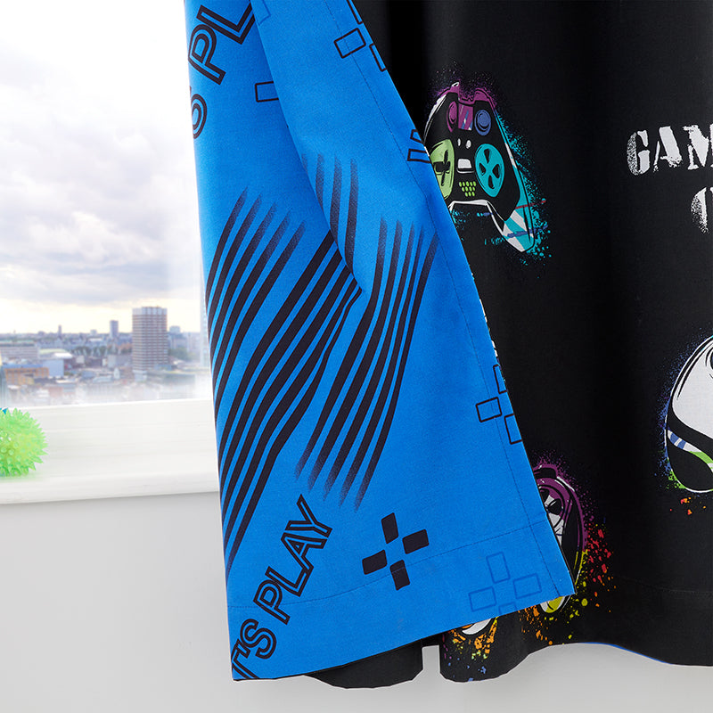 Catherine Lansfield Game Over Duvet Cover Bedding Set Black