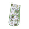 Ulster Weavers Garden Birds Double Oven Glove Green