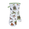 Ulster Weavers Garden Birds Gauntlet Oven Glove Green
