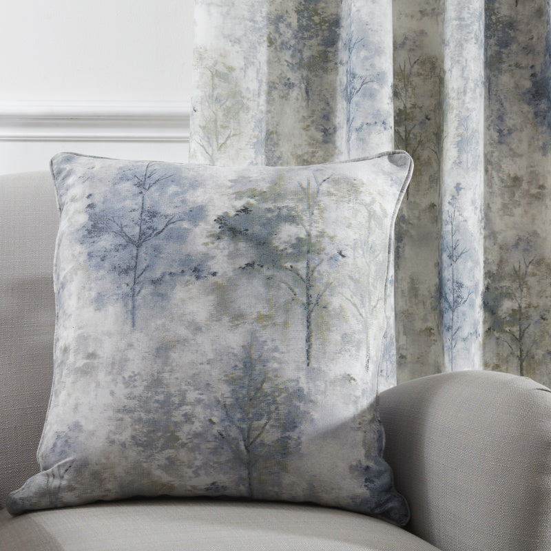 Prestigious Textiles Woodland Filled Cushion 45cm x 45cm Blue
