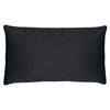 Gold Bee Velvet Boudoir Filled Cushion 30cm x 50cm Black