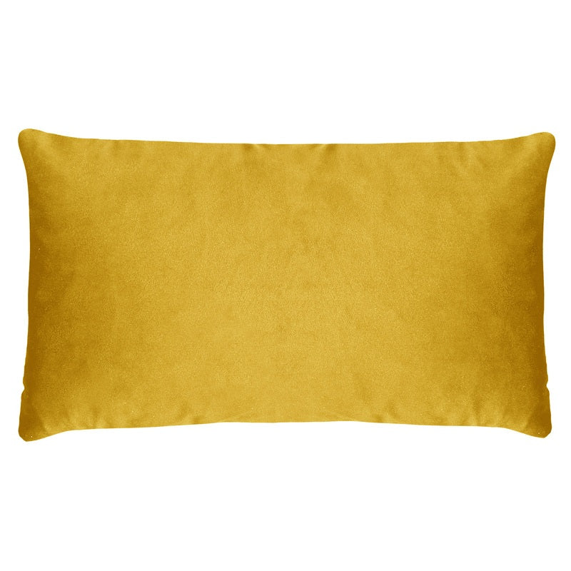 Evans Lichfield Gold Bee Velvet Boudoir Filled Cushion 30cm x 50cm