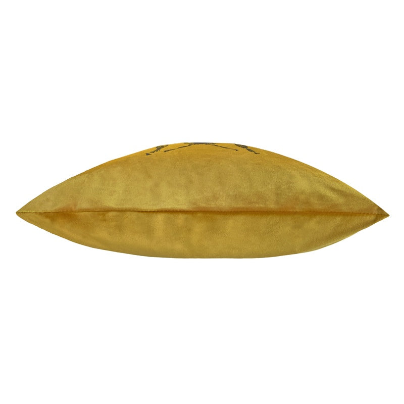 Evans Lichfield Gold Bee Velvet Filled Cushion 43cm x 43cm