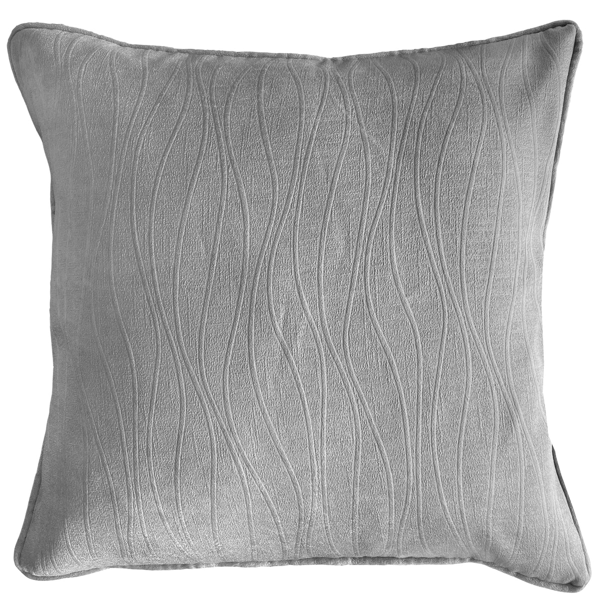 Goodwood Filled Cushion 43cm x 43cm Silver