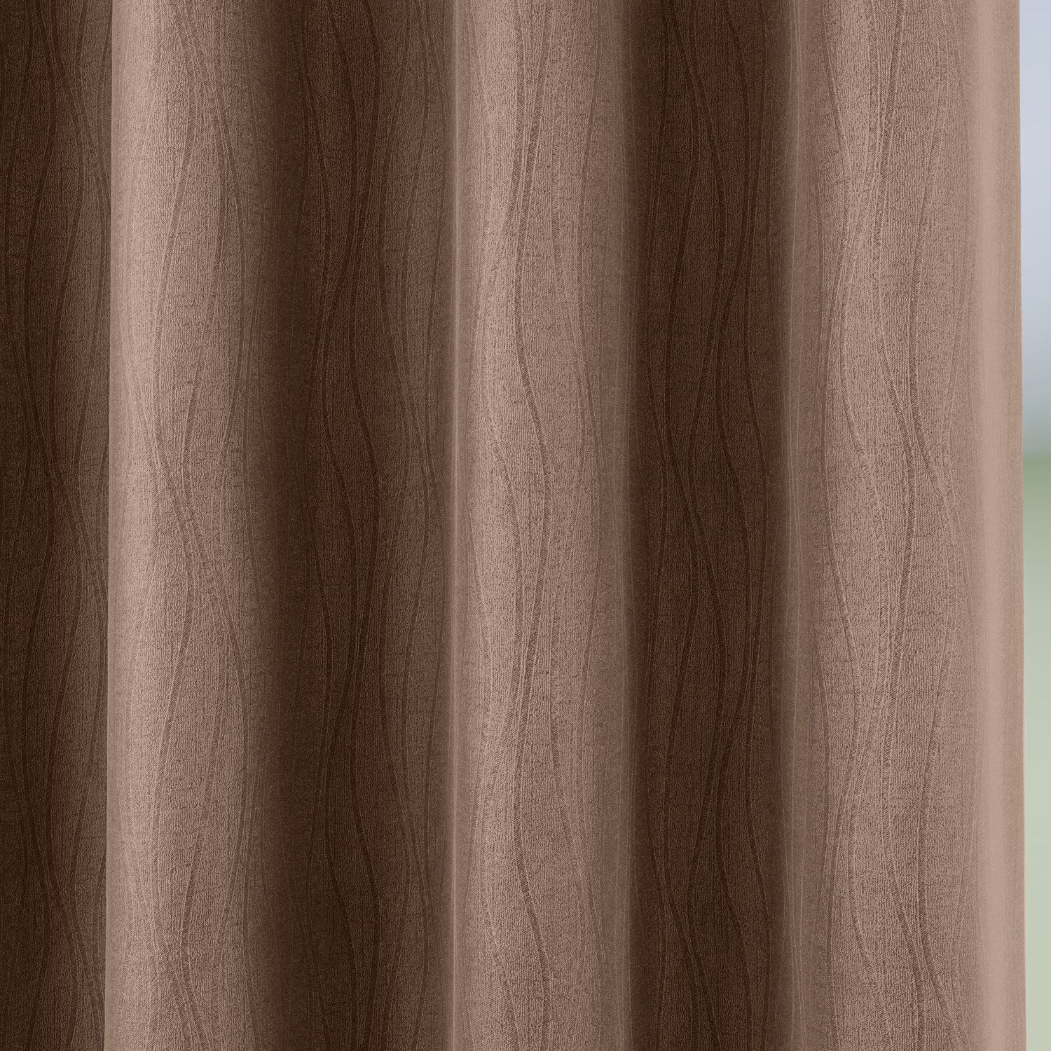 Goodwood Blockout Ready Made Eyelet Curtains Bronze