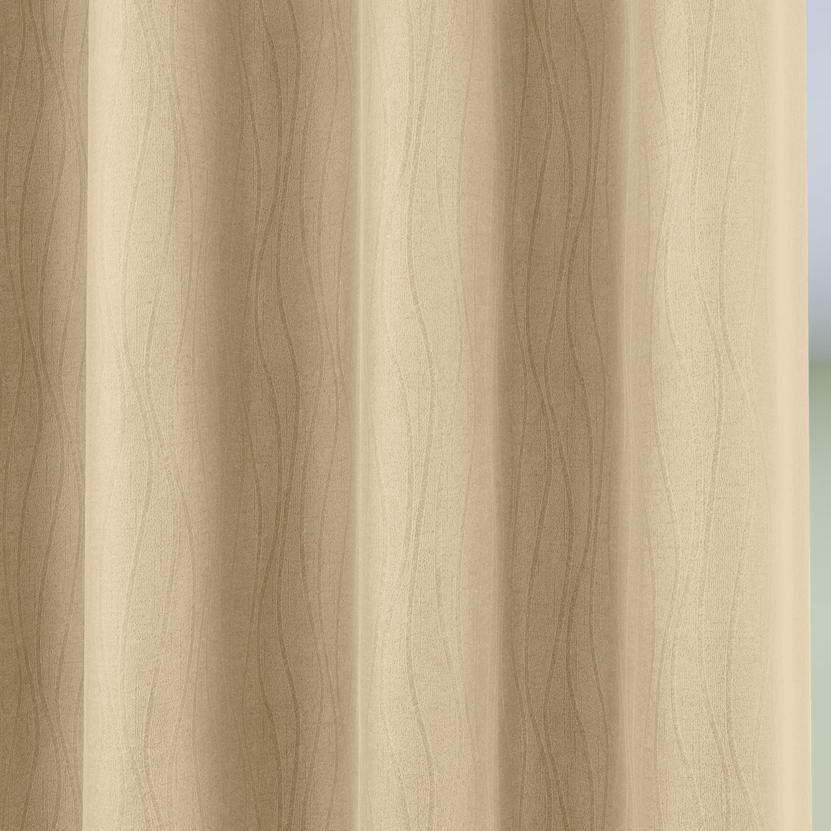 Goodwood Blockout Ready Made Eyelet Curtains Cream